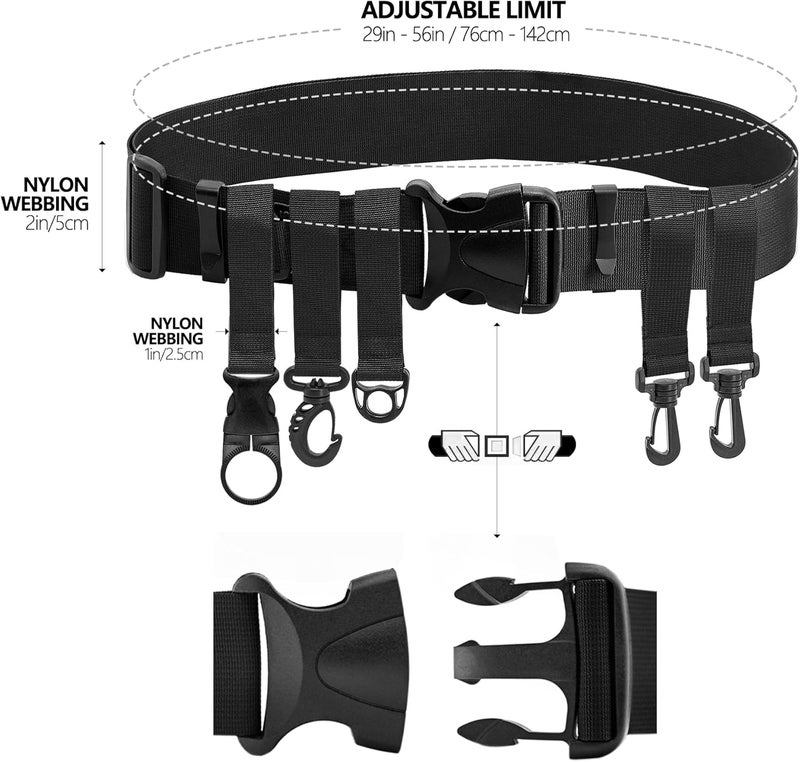 SAMSFX Adjustable Fishing Wader Belt Wading Belts for Surf Casting Kayak Fishing Accessories Waders Straps - Image 2